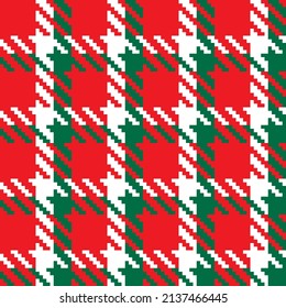 Fondo trenzado sin costura en rojo, verde, blanco, adecuado para equipos navideños.