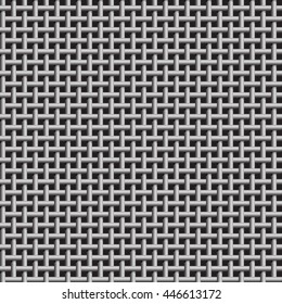 Seamless Woven Pattern Vector