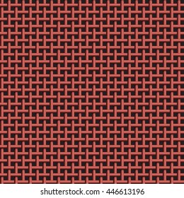 Seamless woven pattern vector