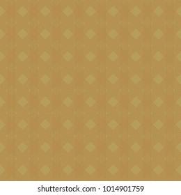 Seamless woven pattern vector. Plaid design gold on gold. Design print for textile, fabric, wallpaper, background.
