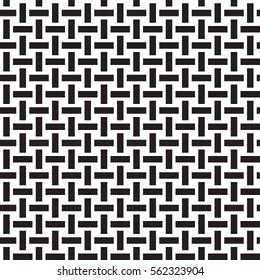 Seamless Woven Vector Pattern