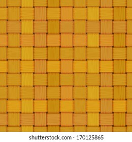 seamless woven wicker rail fence texture