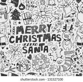 seamless xmas pattern