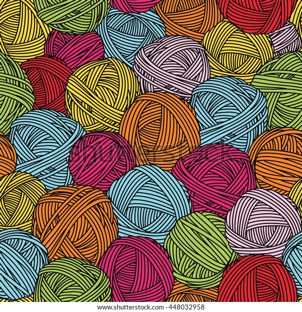 yarn with balls