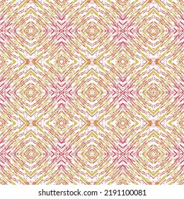Patrón de fondo amarillo sin brillo con una variedad de líneas multicolores.Patrón elegante sin costura. Fondo geométrico. Antecedentes. Para Diseño, Impresión, Grabación, 