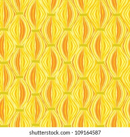 seamless yellow background from wavy skein lines