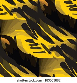 seamless yellow, black texture (EPS 8) america ancient background wallpaper cubism impressionism