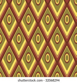 Seamless yellow and brown background. Vector illustration