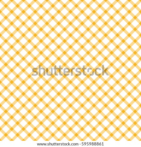 seamless yellow colored checkered table cloth pattern for background design