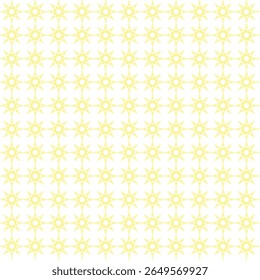 Seamless yellow floral sunburst pattern background with soft vintage elegance and symmetrical ornamental - Powered by Shutterstock - Get 15% off with code: PIKWIZARD15