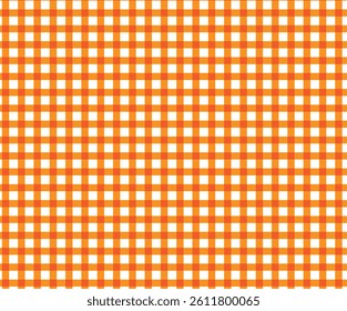 Seamless yellow Gingham Check Pattern. Textile design of textured plaid. Checkered fabric pattern swatch for print, tartan, gift wrap, textiles, checkered background for tablecloth. Stripes crossed