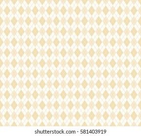 Fondo de patrón de diamantes de color amarillo y marrón claro sin fisuras