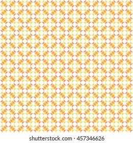 Seamless yellow orange geo pattern
