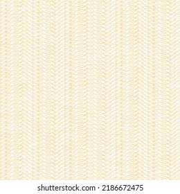 Seamless yellow Pattern of Garter Stitch. Stockinette stitch, reverse side. Vector high detailed stitches. Boundless background 