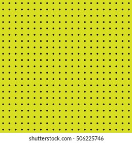 Seamless Yellow Peg Board Texture Pattern