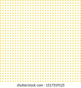 Seamless yellow polka dot background.