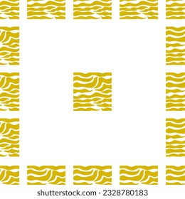 seamless yellow safari stripes pattern vector illustration