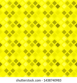 Seamless yellow square pattern background - abstract vector graphic design from squares