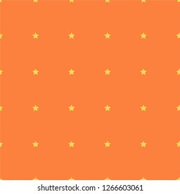 seamless yellow stars basic space pattern vector