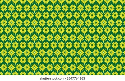 Seamless yellow striped pattern with black accents in retro decorative style