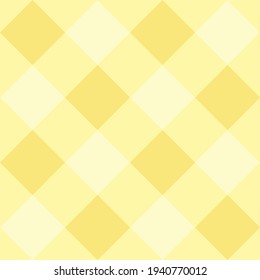 Seamless yellow vector background - checkered pattern or grid texture for web design ,desktop wallpaper or culinary blog website