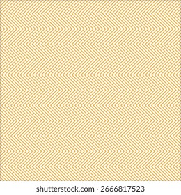 Seamless Yellow and White Herringbone Pattern Background, Modern Abstract Geometric Zigzag Line Art Pattern, Bright Minimalist Repeating Yellow Chevron Tile Design.