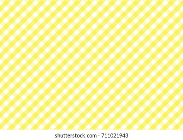 Patrón de mantel amarillo y blanco sin costuras