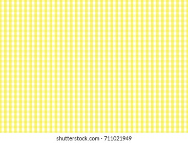 Seamless yelow and white tablecloth pattern