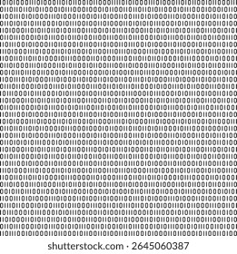 Seamless (you see 4 tiles) binary code abstract pattern background with transparent backdrop
