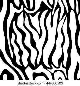 Seamless zebra pattern. Abstract vector background.
