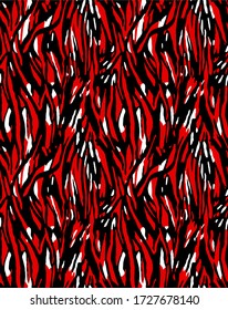 Seamless zebra pattern, animal print.