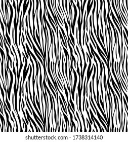 Seamless zebra pattern, animal print.