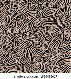 Seamless zebra pattern, animal print.