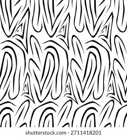 Seamless zebra pattern, animal print.