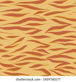 Seamless zebra pattern. Artistic animal skin texture. Abstract geometric vector hand drawn illustration, 