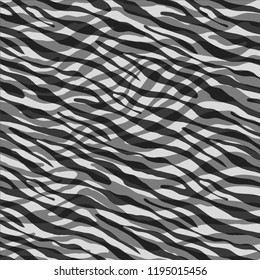 Seamless Zebra pattern for textile design / Vector illustration