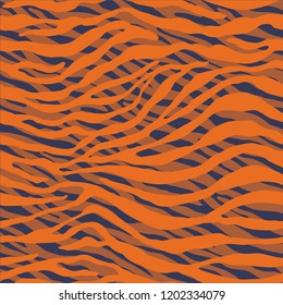 Seamless Zebra pattern for textile design / Vector illustration