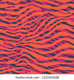 Seamless Zebra pattern for textile design / Vector illustration