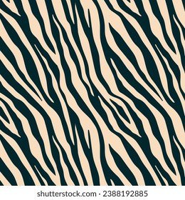 Seamless Zebra pattern for textile design, Vector illustration