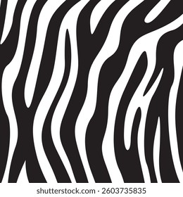 Seamless Zebra Print Background for Fashion Inspired Patterns and Decor