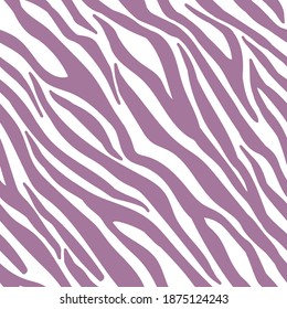 Patrón de piel de cebra sin foco. Piel animal en vector. Impresión en ropa, vestido, tela, impresión de fondo. Patrón de cebra colorido y sin resplandor. Imagen vectorial. Textura de safari, zoológico, jungla.