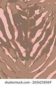Patrón de piel de cebra sin fisuras con arte abstracto dibujado a mano aislado piel de tigre animal leopardo salvaje 