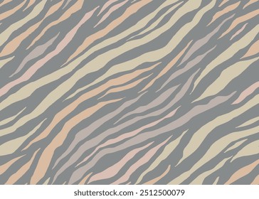 Seamless zebra skin pattern with soft color abstract wild animal, tiger background elements