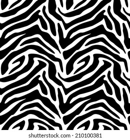 Seamless zebra texture background for textile, wrapping paper, background