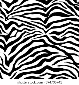 Seamless zebra texture.Vector