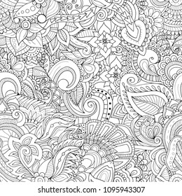 Seamless zentangle pattern