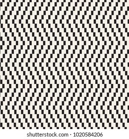 Seamless zig zag geometric pattern. Classic black and white chevron lines tiling.