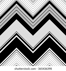 Seamless Zig Zag Pattern Abstract Black Stock Vector (Royalty Free ...