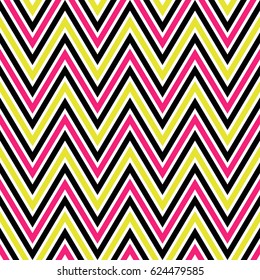 Seamless Zig Zag Pattern. Abstract Background. Geometric Stripe Wallpaper.
