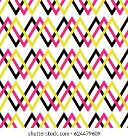 Seamless Zig Zag Pattern. Abstract Background. Geometric Stripe Wallpaper.
